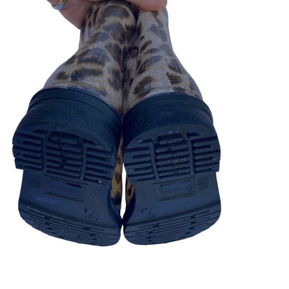 Chemistry Leopard Kelly Martin RainBoots Tan Women 7 - Picture 10 of 15